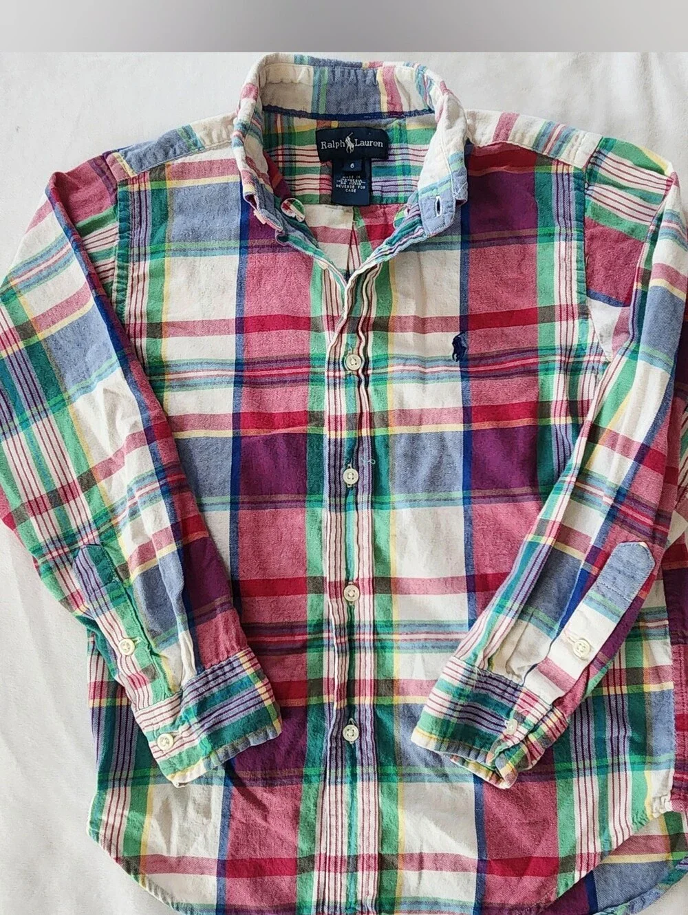 Ralph Lauren Polo Plaid Button Down Shirt